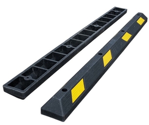Road Parking Curb Wheel Stopper Rubber and Plastic Stopper/ Car Wheel Stopper for Garage Parking <b>Block</b> - Product Image 4