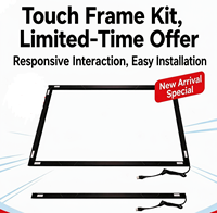 Écran tactile infrarouge LED personnalisable YINGTOUCH de 250 pouces, haute précision, interface USB, format 16:9
