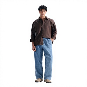 Men's Casual Denim Jeans Pants Regular Fit High Street & Streetwear Fashion Eco-Friendly Washable Breathable Bulk Wholesale - Product Image 1