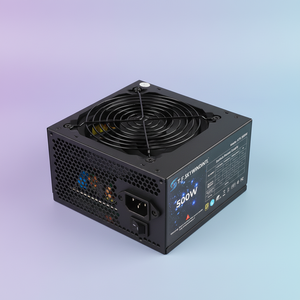 พาวเวอร์ซัพพลายแบบ Non-Modular 500W ATX แรงดันไฟฟ้าเต็ม พร้อมพัดลมระบายความร้อนขนาด 12 ซม. คุณภาพสูงสำหรับเดสก์ท็อป มีสินค้าในสต็อก ประสิทธิภาพสูง 80 PLUS - Product Image 1