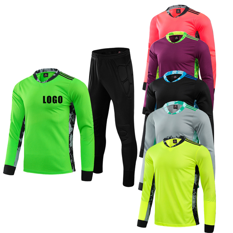 Custom Goalkeeper Soccer Jersey Kit Football Team Training Soccer Goalkeeper Kit Football Goalkeeper Jersey Set