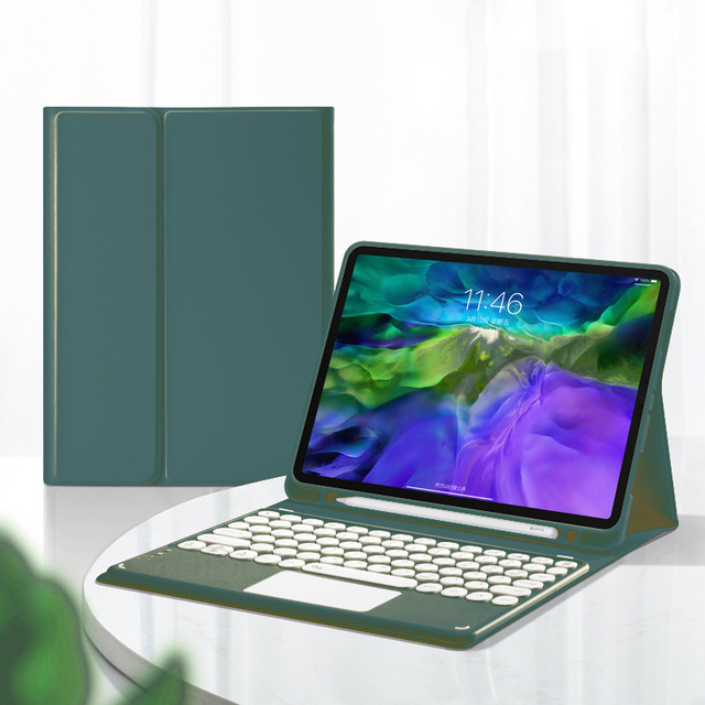 For Samsung Galaxy Tab S10FE Case Detachable Key Trackpad Wireless Keyboard case with Pen Slot