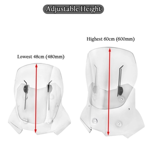 Pare-brise de moto, déflecteur de vent, protecteur pour BMW F850GS F750GS F <span class=keywords><strong>750</strong></span> <span class=keywords><strong>GS</strong></span> 2018 2019 2020 <span class=keywords><strong>2021</strong></span> F850 F750 <span class=keywords><strong>GS</strong></span> - Product Image 4