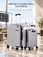 Ensemble de bagages 12 pièces SKD 2026 avec logo personnalisé, valises semi-finies à coque rigide
