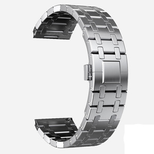 Bracelet métal 22mm en acier inoxydable pour <span class=keywords><strong>Samsung</strong></span> Galaxy Watch 3 <span class=keywords><strong>45mm</strong></span> <span class=keywords><strong>Gear</strong></span> <span class=keywords><strong>S3</strong></span> Classic et Frontier - Product Image 1