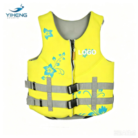 Gilet de sauvetage en néoprène personnalisé pour adultes, unisexe, en mousse PVC, pour le wakeboard, le surf, la natation, la voile, les sports nautiques, le kayak