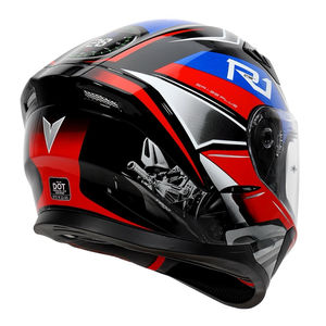 <span class=keywords><strong>Casco</strong></span> de motocicleta de cara completa con doble lente ABS para adultos, accesorio personalizado L <span class=keywords><strong>4XL</strong></span> con ranura para auriculares, visera doble para las cuatro estaciones - Product Image 4