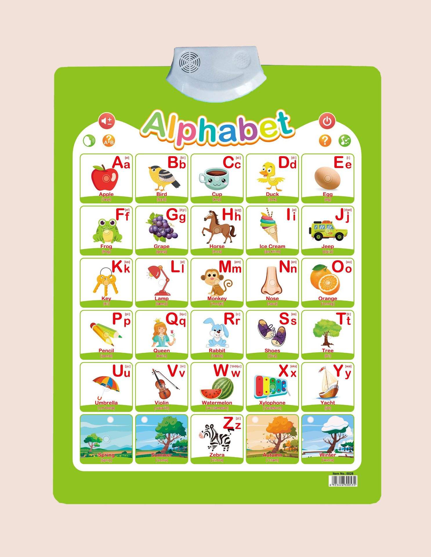 Reconocimiento completo de letras en inglés