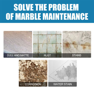 Kit de Agente de Revestimiento de Cristal para Piedra Jaysuing, Líquido Abrillantador y Limpiador de Corrosión y Óxido para Mármol, Cuarzo, Granito, Azulejos de Cerámica y Piedra - Product Image 4
