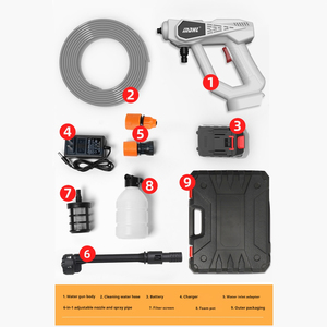 Tốt nhất xe máy giặt pin lithium máy bay phản lực bọt 48W không dây xe máy giặt - Product Image 3