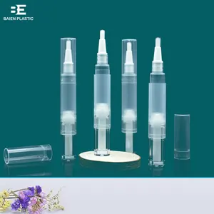 4ml 5ml trang điểm Phụ kiện ống container Son bóng lớp biểu bì dầu sơn móng tay rỗng Twist bút với bàn chải Applicator