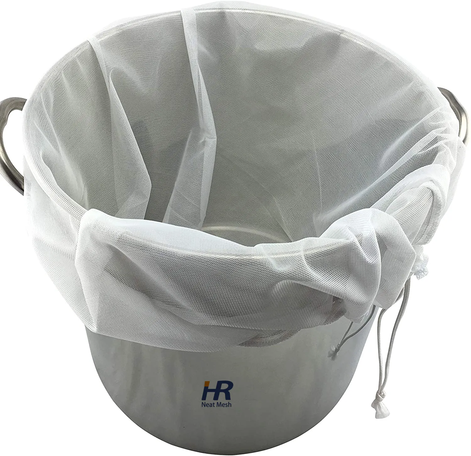 New Design Food Grade 70 Mesh Brewing Filter Bag Wine Homebrew Reusable Filtering Fine Nylon Mesh Strainer Bag