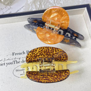 Nuovo arrivo acetato di cellulosa graffette per capelli 9cm forma di lumaca di <span class=keywords><strong>sole</strong></span> accessori per capelli unici per le donne - Product Image 4