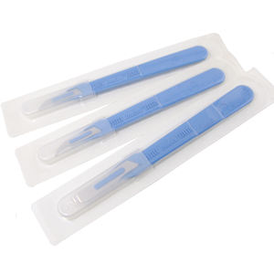 ORIENTMED ใบมีดผ่าตัดสแตนเลสแบบกําหนดเอง <span class=keywords><strong>Trocar</strong></span> ใบมีดเครื่องมือผ่าตัดแบบใช้แล้วทิ้งใบมีดผ่าตัดด้ามพลาสติก - Product Image 5