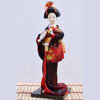 Poupée Geisha Kimono d'Art Populaire Japonais Faite à la Main en Résine, Nouveau Modèle, Jouet, Souffleur d'Air, Décoration d'Hôtel, Ornements, Vente en Gros