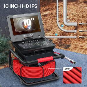 Sistema de Cámara CCTV Industrial Analógica Impermeable, Cámaras de Inspección de Tuberías de Alcantarillado con Recepción de 512Hz, 1 Año, 10 Pulgadas - Product Image 3
