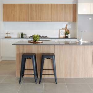 Awesome Kitchen Designs for Base Cabinet 2024 New Arrivals Melamine Kitchen Factory Direct Sale - Product Image 1