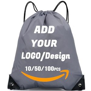 Custom <b>Drawstring</b> <b>Backpack</b> Personalized Bulk Sport Draw String Bags with Logo, Text, Design, Customized Promotional Items - Product Image 5