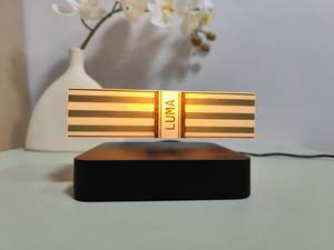 Modèle de lumière nocturne créative HCNT avec effet de flottement d'argent, lumière dégradée à 16 couleurs avec télécommande, un produit tendance et technologique - Product Image 5