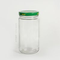 Verkooppromotie 12Oz 350Ml Glazen Pot Voor Theekruidensuikersaus Honing Fruitjam Keukenvoedsel Bewaarpotten Met Luchtdichte Lip