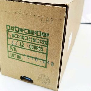 Whole Sale MF1/4W-33ohm1% T52 1/4W Resistors Metal Film Resistors 33ohm 1% 1/4W - Product Image 1