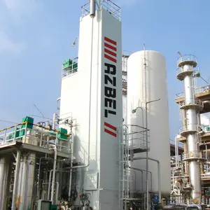 AZBEL Hochleistungs-Kryogen flüssigkeit Sauerstoff anlagen Stahl industrie Sauerstoff gas flüssigkeit
