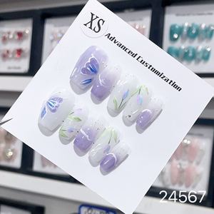 <span class=keywords><strong>Uñas</strong></span> <span class=keywords><strong>Postizas</strong></span> Hechas a Mano <span class=keywords><strong>de</strong></span> Alta Calidad a <span class=keywords><strong>Precio</strong></span> <span class=keywords><strong>de</strong></span> Fábrica al Por Mayor Mezcladas Aleatoriamente - Product Image 6