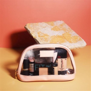 Sac cosmétique transparent à la mode avec fermeture à glissière Sympathybag Mini sac de vanité personnalisé pour les femmes sac de maquillage en cuir personnalisé - Product Image 4