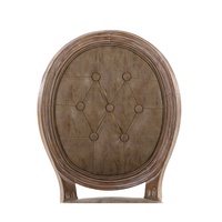 Chaise de salle à manger vintage en cuir tufté pour bureau à domicile, parc, appartement, mariage, événement, mobilier pour atelier, fabriqué en Chine