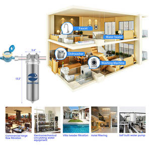 Hong Hui HMS-10C Nsf 10 Inch Roestvrijstalen Waterbehandelingsfilters Sedimentwaterfilterbehuizing - Product Image 2