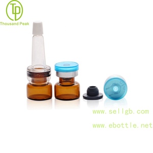 <span class=keywords><strong>TP</strong></span>-2-110 <span class=keywords><strong>Mini</strong></span> flacon compte-gouttes en verre de 1.5ml avec bouchon à tête en corne en PVC Bouchon détachable en aluminium-plastique pour médicaments et huiles essentielles - Product Image 1