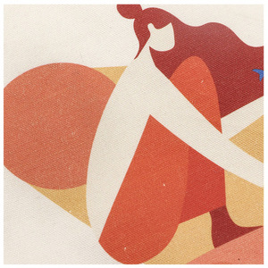 Custom Organic Cotton <b>Drawstring</b> <b>Bag</b> <b>Small</b> Plain Recycled Canvas <b>Bags</b> with Logo for Shopping - Product Image 5