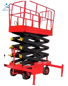 Plataforma de Trabajo Aérea Moderna, Autopropulsada, con Elevador de Tijera Hidráulico, Capacidad de 500 kg, Construcción Metálica, Altura de Elevación de 6 a 16 m - Product Image 5