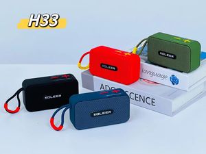 H33เล็กกลางแจ้งแบบพกพาลำโพงกล่องลำโพงซับวูฟเฟอร์สำหรับเชื่อมต่อ FM TWS กำลังแรงสูง - Product Image 4