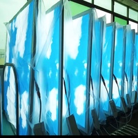 Panneau de plafond de lucarne led artificielle 600x600 ciel bleu et nuage