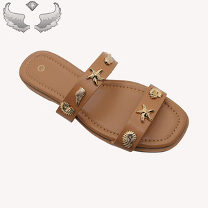 Sandalias de Mujer de Alta Calidad, MOQ Bajo para Prueba, Modernas, Brillantes, Duraderas y Ligeras, Sandalias, Sandalias de Mujer - Product Image 3