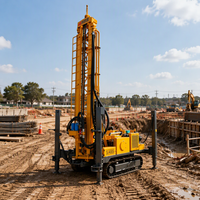 Foreuse hydraulique sur chenilles de 330 m pour l'approvisionnement en eau des fermes d'élevage