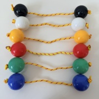 Wholesale West African National Musical Instruments in Colorful Hand Maracas Percussion Rhythm Ball