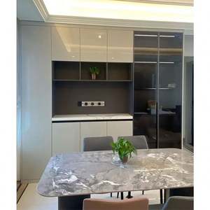 Aimsp Italian Side <b>Cabinet</b> for Dining Room <b>Sideboard</b> Bar Wood - Product Image 4