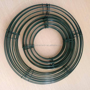 कस्टम सस्ते <span class=keywords><strong>20</strong></span> इंच हरी तार पुष्पांजलि फ्रेम शादी के लिए और दरवाजा फांसी सजावट - Product Image 5