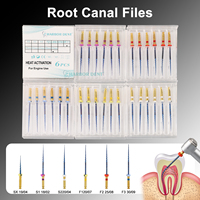 Limes dentaires flexibles de 31 mm, limes rotatives endodontiques / instruments endodontiques en nickel-titane (NiTi)