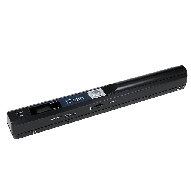 Scan Mini Portable Scanner 900DPI LCD Display JPG/PDF Format Document Image Iscan Handheld Scanner A4 Book Scanner