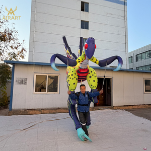 Marionnette <span class=keywords><strong>d</strong></span>'animal Mantis gonflable réaliste pour accessoire de fête à thème effrayant - Product Image 4