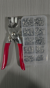 Pince à cinq griffes creuse transfrontalière de 9.5mm, pince à cinq griffes pour vêtements pour enfants sans couture - Product Image 2