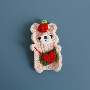 بيع بالجملة رخيصة لطيف الحب الدب رائعتين الكرتون الدب اليدوية حقيبة القلب الدب نسج لطيف للفتيات هدية - Product Image 4