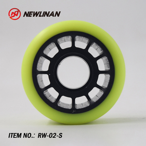 Newlinan Roller Skate Derby Skate hình Skate Bánh xe nhựa tùy chỉnh độ cứng 62/57x32mm - Product Image 2