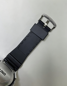 Montre pour homme en quartz noir multifonction de haute qualité, date, étanche, aiguilles luminescentes, acier inoxydable, montres de luxe - Product Image 6