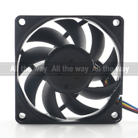 Delta 5V 24V 48V DC12V 0.45A AC EC 7015 70X70X15MM 7CM 4 fils PWM régulation de vitesse CPU Double roulement à billes AFC0712DB Ventilateur de refroidissement