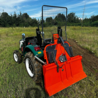 Winche Forestal OEM W55M para Tractor, Winche de Arrastre de Troncos con Enganche de 3 Puntos, Cadenas de Seguridad, Fuerza de Tracción de 55KN para Distribuidores en EE. UU.