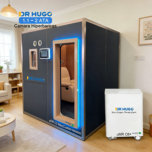 Chambres hyperbares à oxygène DR.HUGO uDR C3 Max pour usage domestique, 1,5 ATA, thérapie oxygénée, luxe, coque rigide. - Product Image 1